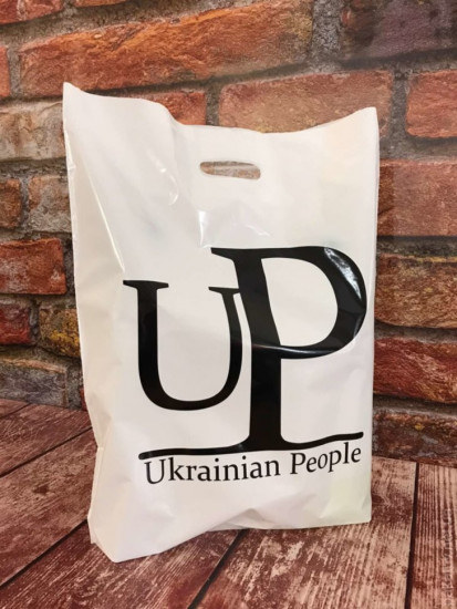 Пакеты 40х50 типа "банан" белого цвета